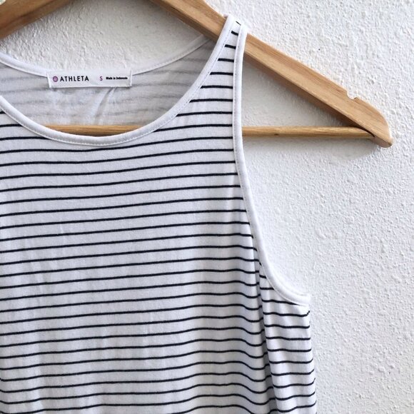 ATHLETA Sleeveless Striped Ombre Maxi Dress Small Size - Picture 5 of 9